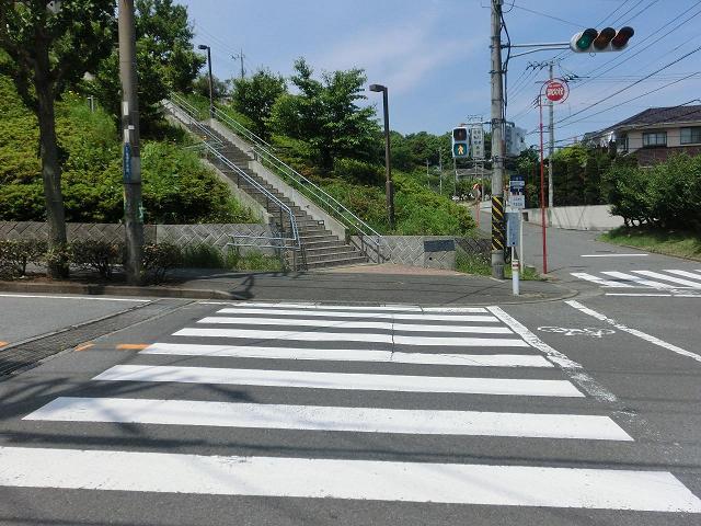 京王稲田堤駅からヴェルディグラウンドへの道７（徒歩）